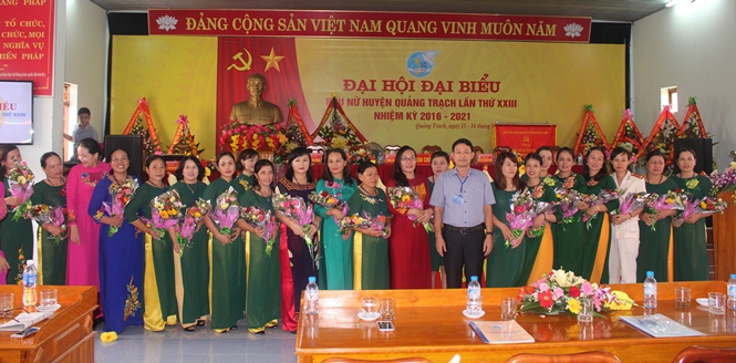 Đại hội đại biểu Hội LHPN huyện Quảng Trạch lần thứ XXIII, nhiệm kỳ 2016-2021