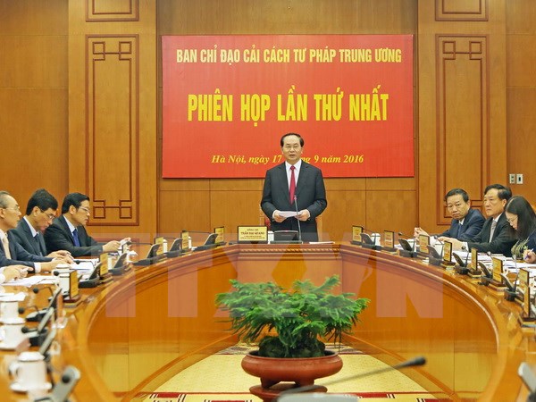 Chủ tịch nước chủ trì họp Ban Chỉ đạo Cải cách tư pháp Trung ương