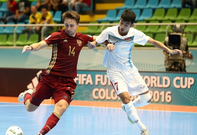 Đội tuyển Việt Nam ngẩng cao đầu chia tay FIFA Futsal World Cup