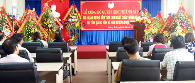 Thành lập Chi nhánh Trung tâm tư vấn pháp luật cho người chưa thành niên Quảng Bình