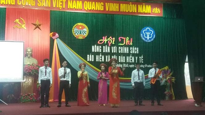 Hội thi "Nông dân với chính sách bảo hiểm xã hội, bảo hiểm y tế"