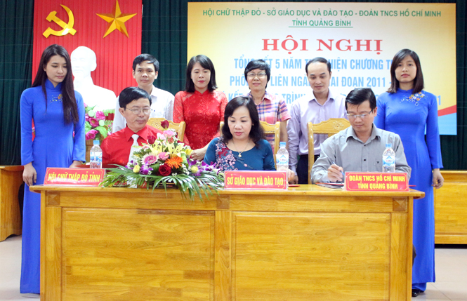 Tổng giá trị hoạt động CTĐ trường học giai đoạn 2011-2016 trên 28 tỷ đồng