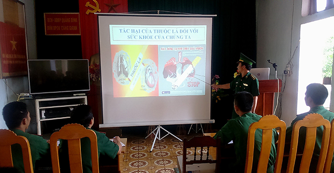 Hiệu quả từ mô hình "Chi đoàn không có cán bộ, đoàn viên thanh niên hút thuốc lá"