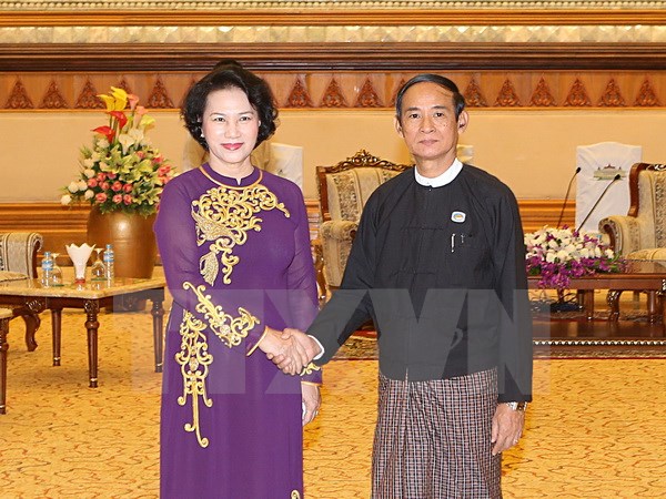 Việt Nam-Myanmar tăng cường hợp tác giữa hai cơ quan lập pháp
