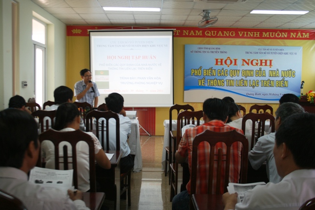 Tập huấn phổ biến các quy định Nhà nước về thông tin trên biển