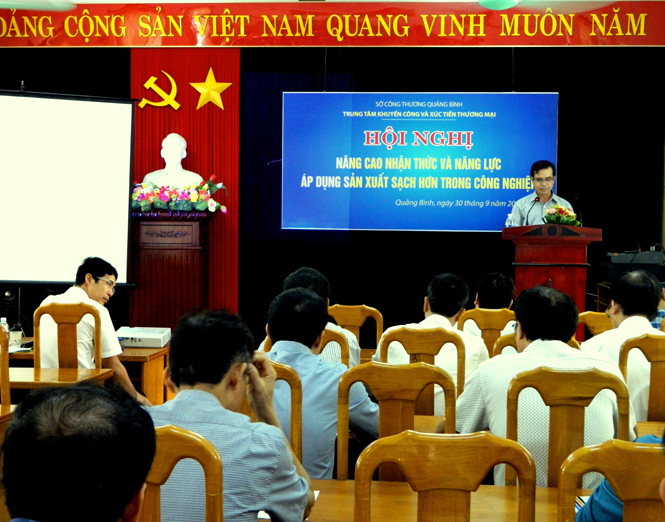Nâng cao nhận thức và năng lực áp dụng sản xuất sạch hơn trong công nghiệp