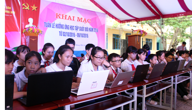 Các địa phương khai mạc Tuần lễ hưởng ứng học tập suốt đời năm 2016