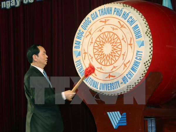 Chủ tịch nước dự lễ khai khóa - 2016 Đại học Quốc gia TP.HCM