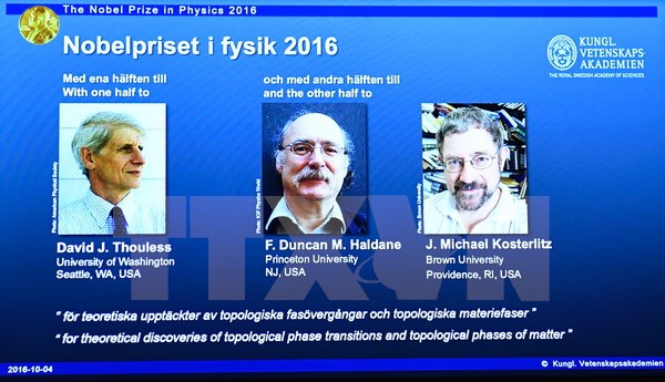 Nobel Vật lý 2016 khám phá ra những bí ẩn của vật chất đặc biệt