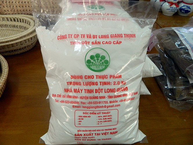 Thương hiệu tinh bột sắn Long Giang