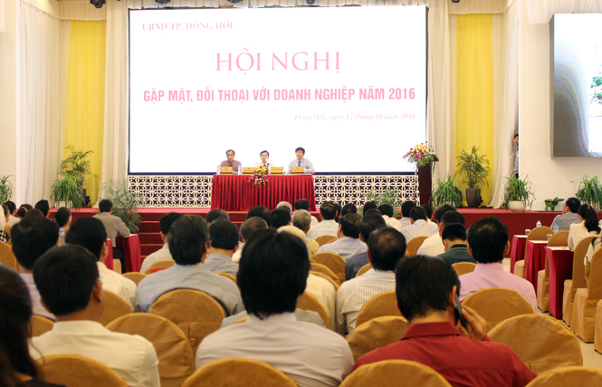 TP. Đồng Hới: Gặp mặt, đối thoại với doanh nghiệp