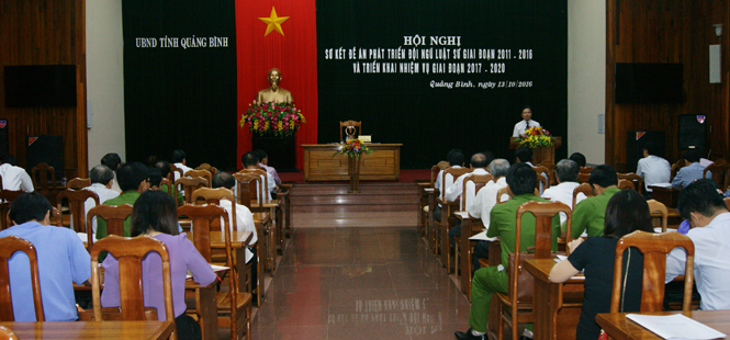 Toàn tỉnh hiện có 36 luật sư và 17 tổ chức hành nghề luật sư