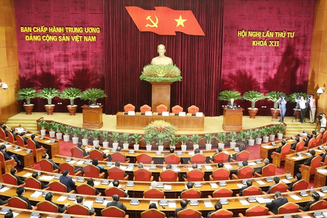 Bế mạc Hội nghị lần thứ tư Ban Chấp hành Trung ương Đảng khóa XII