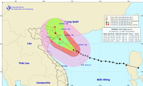 Tin mới nhất về bão số 7: Các địa phương đề phòng gió giật mạnh
