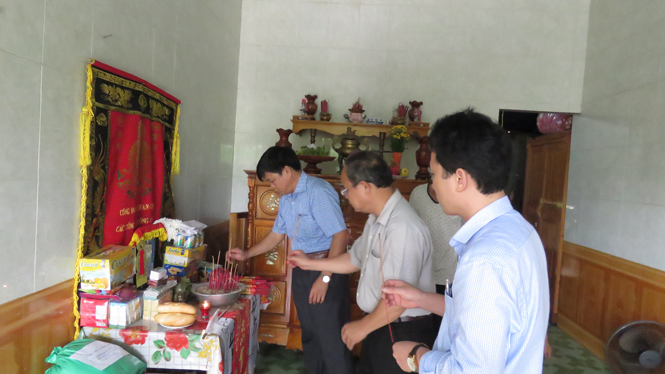 Sở Giáo dục-Đào tạo: Thăm hỏi các gia đình có học sinh bị mất do lũ
