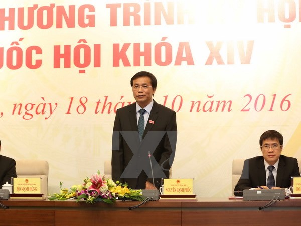 Kỳ họp thứ 2, Quốc hội khóa XIV chú trọng công tác xây dựng pháp luật