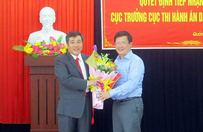 Bổ nhiệm Cục trưởng Cục Thi hành án dân sự tỉnh