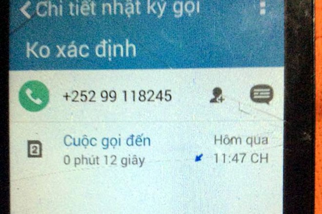 Không làm theo hướng dẫn hoặc gọi lại cuộc gọi nhỡ lúc nửa đêm