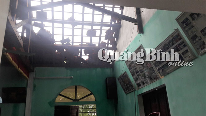 Lốc xoáy kinh hoàng tại Phú Thủy và Mai Thủy