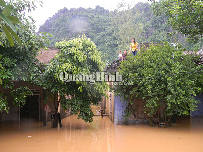 Tuyên Hoá: Trên 6 nghìn nhà dân ngập lũ