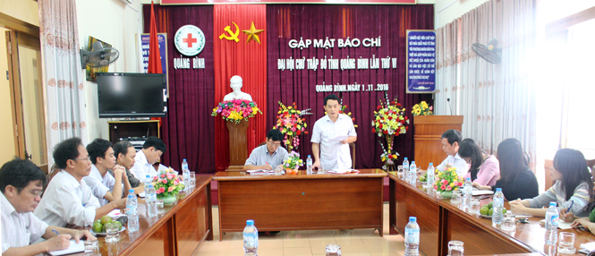 Gặp mặt báo chí trước Đại hội đại biểu Hội CTĐ tỉnh lần thứ VI, nhiệm kỳ 2016-2021