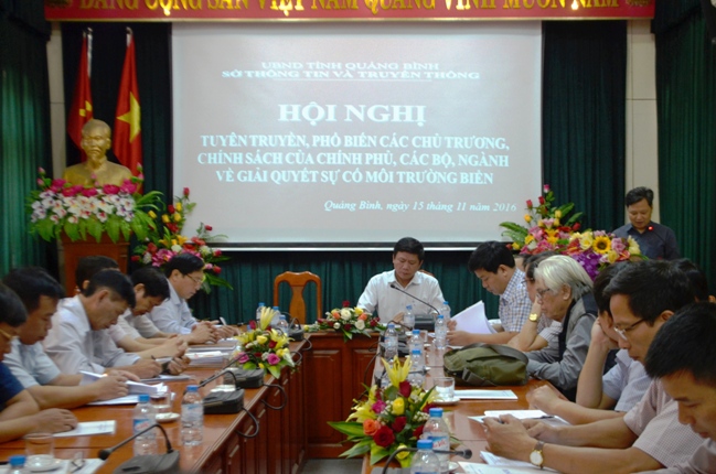 Tuyên truyền, phổ biến các chủ trương, chính sách về giải quyết sự cố môi trường biển
