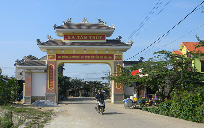 Đổi thay trên quê hương cách mạng Tân Thủy