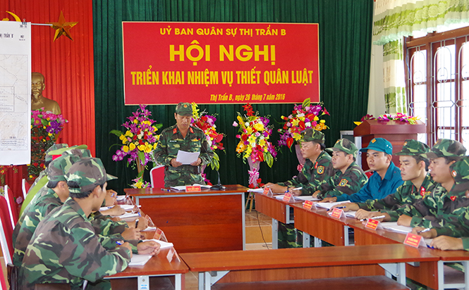 Ban chỉ huy Quân sự Minh Hóa: Điểm sáng toàn diện trong phong trào thi đua quyết thắng