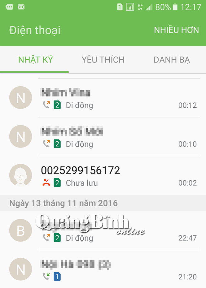 Cảnh giác với những cuộc gọi từ đầu số quốc tế