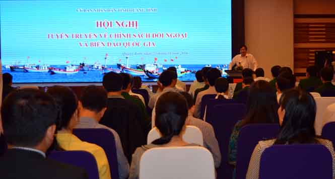 Tuyên truyền về chính sách đối ngoại và công tác biển đảo quốc gia