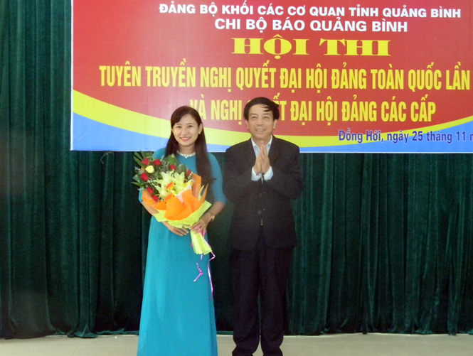 Chi bộ Báo Quảng Bình: Hội thi "Tuyên truyền Nghị quyết Đại hội Đảng toàn quốc lần thứ XII và nghị quyết đại hội Đảng các cấp"