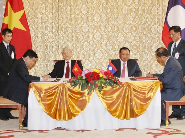 Tuyên bố chung Việt Nam-Lào nhân chuyến thăm của Tổng Bí thư