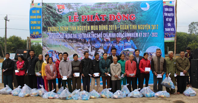 Phát động Chương trình tình nguyện mùa Đông năm 2016