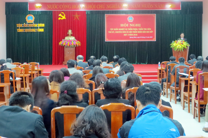 Tập huấn kỹ năng nghiên cứu hồ sơ và kỹ năng xét xử các vụ án