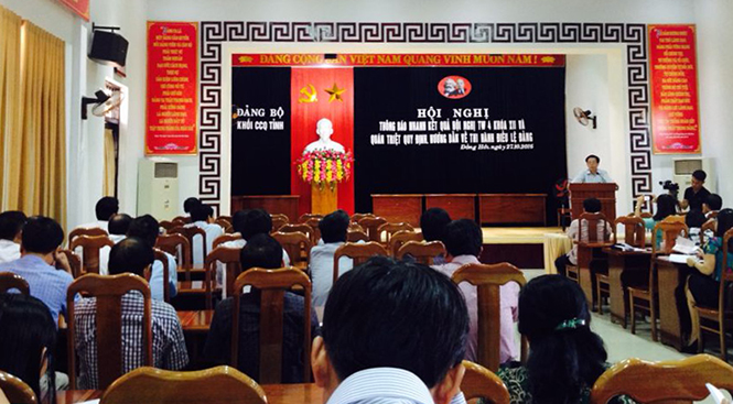 Công tác kiểm tra, giám sát ở Đảng bộ Khối các cơ quan tỉnh: Những yêu cầu đặt ra