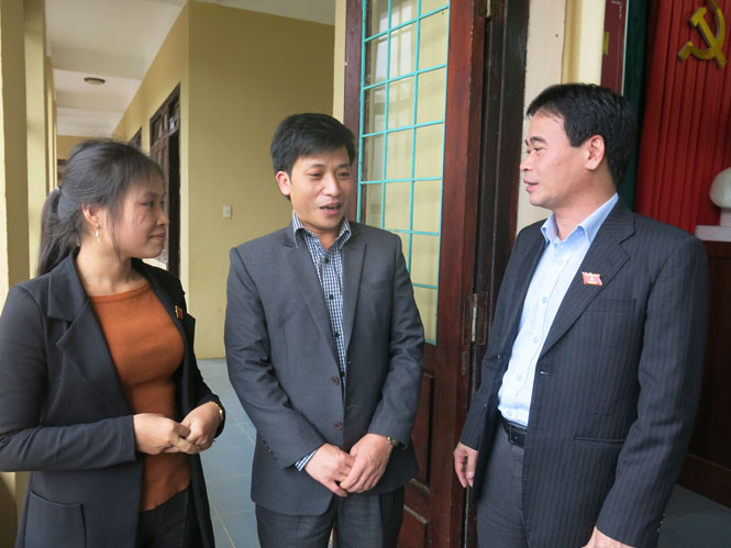 Đoàn Đại biểu Quốc hội tỉnh tiếp xúc cử tri huyện Tuyên Hóa và Minh Hóa