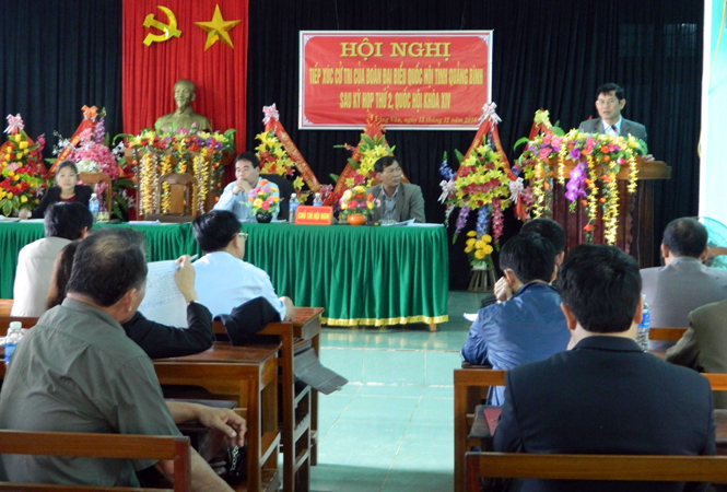 Đại biểu Quốc hội tiếp xúc cử tri sau kỳ họp thứ 2, Quốc hội khóa XIV