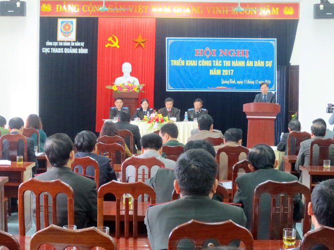 Triển khai công tác thi hành án dân sự năm 2017