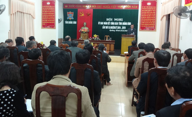 Đẩy mạnh các phong trào thi đua trong đồng bào công giáo