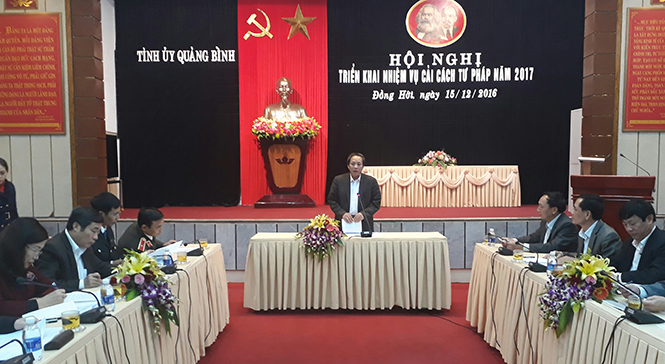 Củng cố, kiện toàn tổ chức bộ máy, nâng cao hiệu quả hoạt động của các cơ quan tư pháp