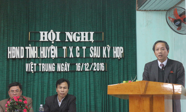 Đại biểu HĐND tỉnh tiếp xúc cử tri tại huyện Bố Trạch
