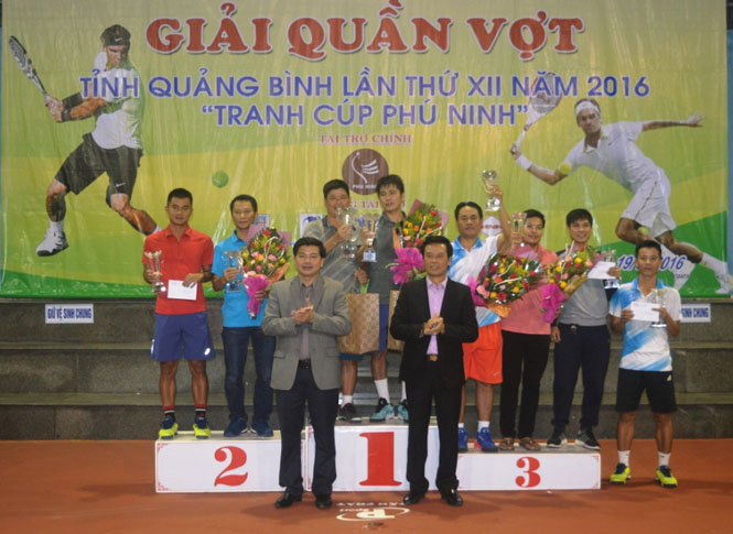 Bế mạc giải quần vợt tỉnh Quảng Bình lần thứ XII