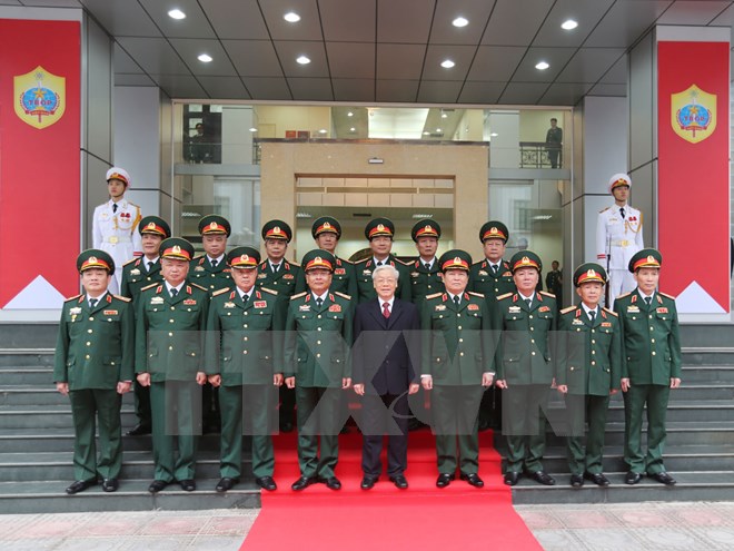 Tổng Bí thư thăm, làm việc với lực lượng tình báo quốc phòng