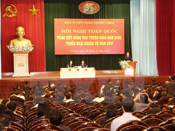 Hội nghị toàn quốc triển khai nhiệm vụ công tác tuyên giáo năm 2017