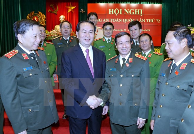 Chủ tịch nước: Công an trong sạch mới đấu tranh hiệu quả với tội phạm