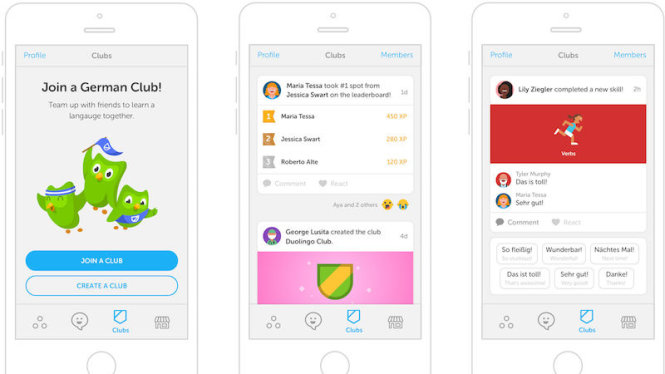 Rủ bạn học tiếng Anh theo nhóm với Duolingo Clubs