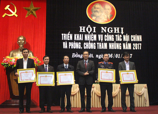 Công tác nội chính góp phần quan trọng giữ vững kỷ cương, ổn định an ninh, trật tự xã hội