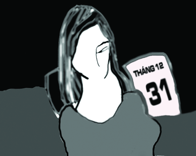 Tờ lịch cuối năm