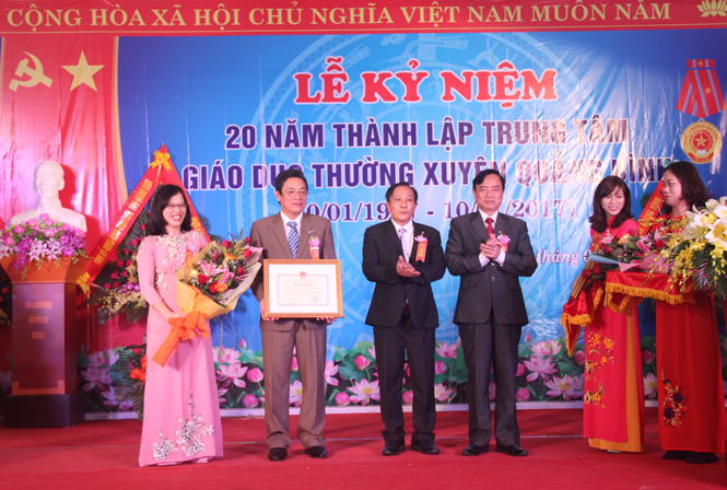 Kỷ niệm 20 năm thành lập Trung tâm Giáo dục thường xuyên Quảng Bình