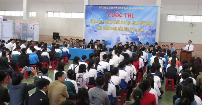 Khai mạc cuộc thi Khoa học kỹ thuật dành cho học sinh trung học
